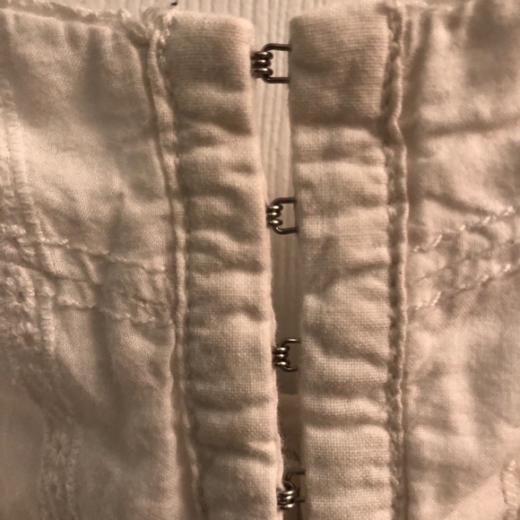 white latch-up bralette top - Picture 2 of 6